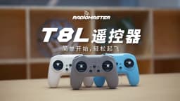 RadioMaster T8L Radio Controller 2.4G ELRS Transmitter 10CH Hall Gimbal Remote Controller USB-C for FPV Drone