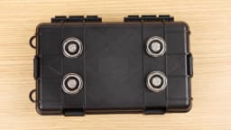 Waterproof Magnetic Key Box Magnetic Under Car Key Holder Rust-Proof Hider Box Multifunctional Box for Spare Key GPS Locator