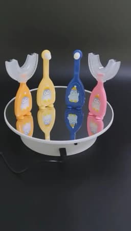 Children's 360 Degree Infant U-shaped Toothbrush Baby Health Teethers Soft Silicone Baby Brush Kids Teeth Oral Care Cleaning