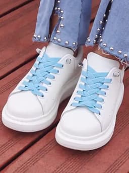 New Upgrades Widen 8MM Flat Elastic Laces Sneakers Shoelaces Without Ties Kids Adult Quick Lace Rubber Sports Shoestring 1Pair