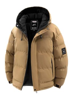 New Windproof Thickening Men Tops Outdoors Loose Versatile Comfort Keep Warm Coats Winter Fashion Casual Solid Hooded Parka Men