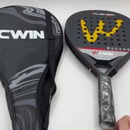 CWIN Full Carbon Padel Racket EVA Foam Core Precision Control Padel Tennis Racquet Comfortable Feel for Professional Players