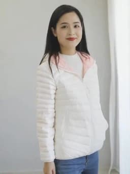New Casual 90% Ultra Light White Duck Down Jacket Women Autumn Winter Warm Double sided Coat Lady Plus Size Female Hooded Parka