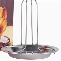 Non-stick Chicken Roaster Rack Outdoor Camping Grill Stand for BBQ Kitchen Tools