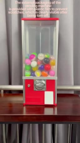 Suit for 40-50mm Balls Vending Machine Plastic Toy Capsules Coin Operated Tabletop Bouncy Ball Cabinet Penny-in-the-slot Vendor