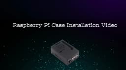 Raspberry Pi 3B Plus Case Plastic ABS Case Shell Box Optional Cooling Fan for Raspberry Pi 3B+/3B Use with 3.5 Inch Screen