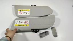 OEM A1613251480 1613251480 Left Right Interior Sun Visor Sunshade Kit Fit Citroen C3 II Zenith Interior Replacement Parts
