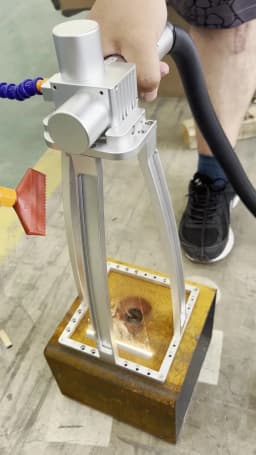 300W Pulse Laser Cleaning Machine 200W Air Cooled JPT Cleaner For Remove Rust Oil Paint Metal Wood Model Cleaner DDP