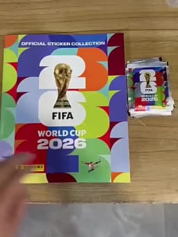 Panini FIFA World Cup 2026 Sticker Set, Collectible Football Stickers Cromos Soccer Player Trading Stickers Fan Collection Gift#