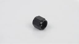 1PC Adapter Female Flare End Cap Plug Tube Fitting AN4 AN6 AN8 AN10 AN12 High Quality Hex Head Port Fitting Aluminum Black