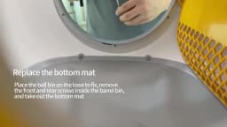 Tonepie Sandbox for Cat Accessories Maintenance Replaces the Bottom Mat with an Automatic Smart Self-Cleaning Cat Litter Box.