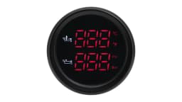 52MM 2 in 1 Digital Oil Temperature & Oil Pressure Gauge 50~150 Celsius Thermometer Indicator Oil Press 0~10 Bar for Boat Cars