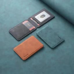 Denior Magnetic Card Holder Leather Card Bag Suitable For Magsafe Function Phone Case