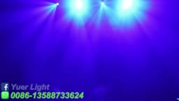 YUER 4Pcs/lot Mini 150W LED Moving Head Light Beam Spot 18 Rotating Prisms Dj Dmx Stage Light Effect Disco Dj Bar Wedding Club