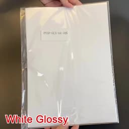10 Sheets A4 Holographic Printable Vinyl Sticker Paper Waterproof Self-adhesive Rainbow Laser Inkjet Stickers For Inkjet Printer