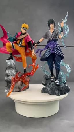 2026 Naruto Anime Figure Uzumaki Naruto Uchiha Sasuke Action Model Pvc Statue Desktop Ornament Collection Toy Gift Fast Delivery