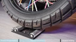 Universal Chain Clean Durable Roller Ramp Lift Tire Cleaning Stand Tire Wash Bracket Motorcycle For KTM Suzuki YAMAHA Kawasaki