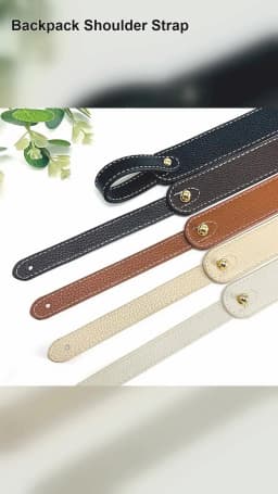 Backpack Shoulder Strap Accessory - PU Lacquer-patterned Crossbody Bag Shoulder Strap