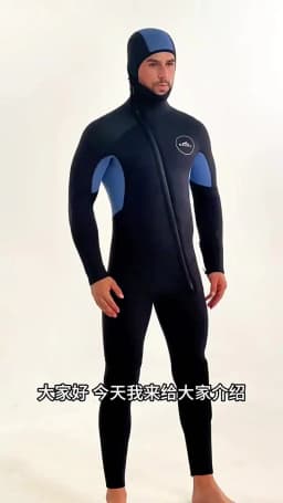 Men 5mm Neoprene Wetsuits Full Body Scuba Diving Suit Snorkeling Surfing Swimming Long Sleeve Keep Warm Water Wetsuits