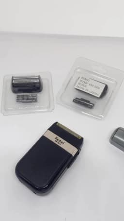 1Set Beard Shaving Parts Razor Blade Shaver Head For Mens Electric Shaver KM-2024 Razor Mesh Blade Net Original Replacement
