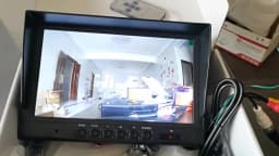 DIYKIT 9inch AHD CVBS IPS LCD HD Monitor Rear View Car Monitor Support 1080P AHD CVBS Car Camera Video Input