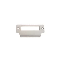 4 Inch Stainless Steel Plated Strike Plate for Wood / Metal Door Jamb, Latch Strike Door Reinforcement Plate Hasp Latch Lock