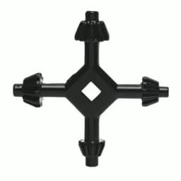 4 In 1 Multifunctional Electric Drill Key Mini Drill Chuck Keys Carbon Steel Drill Chuck Wrench Set Black For Drill Presses 3/8"