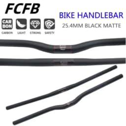 25.4 Full Carbon Handlebar Folding Bike Horizontal Handle Bar 400-700MM One-Shaped Ultralight Bicycle Straight Handlebar