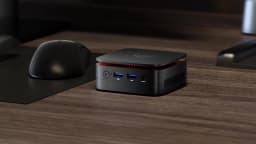 NIPOGI Mini PC AMD Ryzen 3 3250U Desktop Mini Computers 8GB RAM 256GB M.2 SSD WiFi 5, BT 4.2,DUAL 4K Display Windows 11 Pro