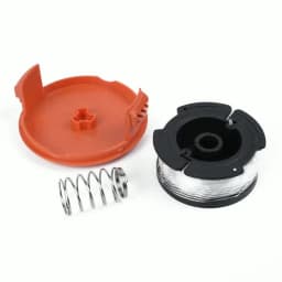 String Trimmer For Black&Decker Nylon Black Spool Line 0.065 Inch Eater Replacement Cap RC-100-P With Spring AF-100