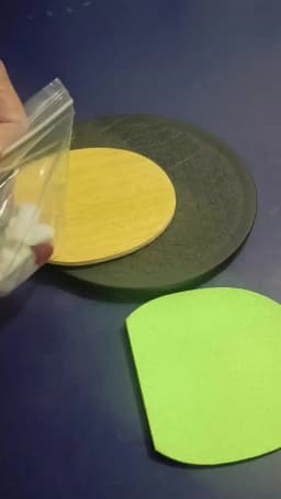 Malathorne Cylinder-shaped Sponge Brush for Water-Base Table Tennis Glue+Random Color Clip, Ping Pong Racket DIY Tools