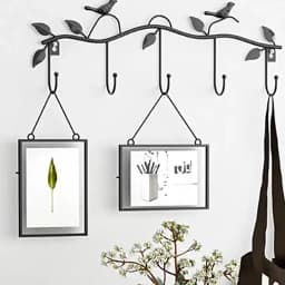Birds Metal Wall Coat Rack and Hat Rack Multi-Function Mounted Hook Hangers For Livingroom Bedroom Decorative Hook Up Floor