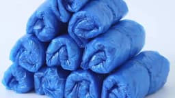 100PCS Disposable Waterproof Shoe Cover Plastic Non-Slip Foot Cover Indoor PE Padded Shoe Cover