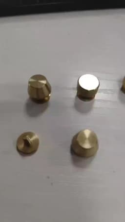 5Set High Quality Solid Brass Rivet And Screws DIY Leather Bag Decoration Suitcase Botton Feet Rivet Accessories