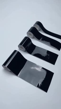 3/5/7/10CM Glossy Black Vinyl Wrap Stripes Chrome Delete Blackout Vinyl Window Trim Film For Car Interior Hood Roof Pillar