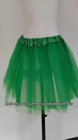 Adult Classic Ballet Tutu Skirt | 100% Polyester Tulle. English - Style Ruffles, Solid & Fluffy – Perfect Ballerina Look