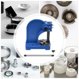 1 Ton Manual Arbor Press Heavy Duty Desktop Arbor Press Cast Iron Material for Riveting Punching Holes