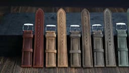 BISONSTRAP Geniune Leather Watch Strap 14mm 17mm 18mm 19mm 20mm 21mm 22mm 23mm 24mm Replacement Bracelet for Men Women Watchband
