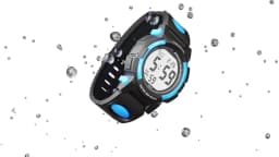 Socico Digital Watch for Kids, Waterproof LED Lights Luminous Watches, Children Wristwatch Boys Students Electronic Wrist Watch