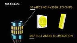 2Pcs 1400LM Super Bright T15 W16W LED No Error 4014 SMD 921 912 LED Lamp for Car Back up Reverse Lights CANBUS 6500K White