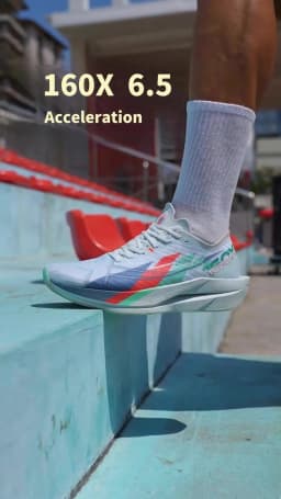Xtep 160X 6.0 Running Shoes For Men Summer Multi-scene Carbon Plate Running Shoes Breathable Racing Sports Shoes 976419110088