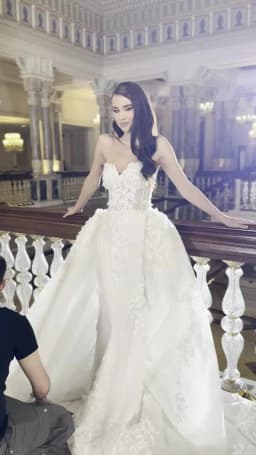 Elegant Custom Made 2 In 1 Mermaid Wedding Dresses With Beading Flowers Appliques Sweetheart Trumpet Bridal Gown Removable Train