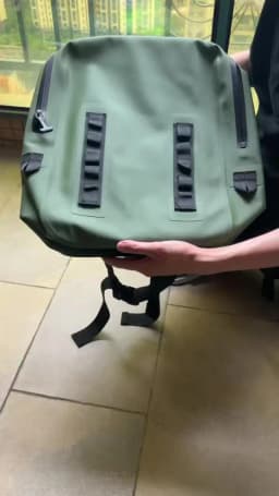 25L 600D TPU Sport Outdoors Backpack Waterproof Camping Cycling Fishing Bag Men Large Capacity Airtight Zipper Travel Backpack