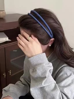 Korean Solid Wool Yarn Simple Hairband For Women Girls Sweet Hair Ornament Headband Hair Hoop Hair Band Fashion Hair Accessories