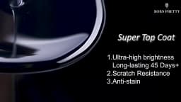 BORN PRETTY 250g Base and Super Top Coat Not Chip Peel Base Gel Glossy Shine Finish Soak off UV LED Drying Long Lasting UV Gel