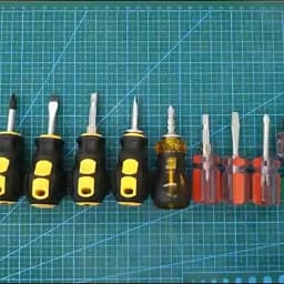 3Pcs Short Screwdriver Flat Head Cross-Head 2-in-1 Set For Narrow Spaces Repairing Sewing Machines Hand Tools