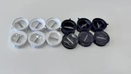 UICE Surfboard Leash Plugs 10pcs 2.5/3cm SUP Board Leash Plug Surfing Accessories