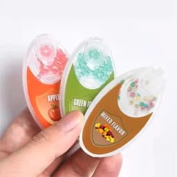 100pcs Mixed Fruit Flavor Capsule Mint Beads Ice Pops Cigarette Filter Brush Ball for Smoking Accessories DIY Tobacco Holder