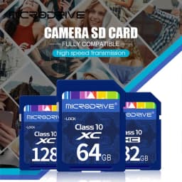 Standard SD Card 64GB 128GB 256GB SDHC/XC 16GB 32GB Normal Full Size Flash SD Memory Card High Speed for Camera