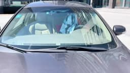 Car Sunshade Umbrella Protector Parasol Cartoon Eyes Summer Front Window Sun Cooling Interior Windshield Protection Auto Shading